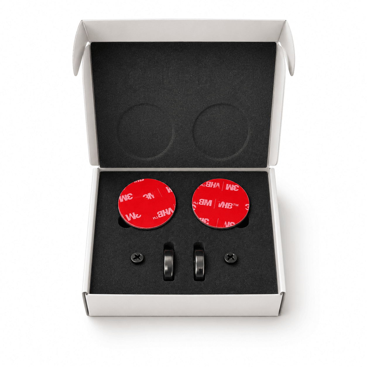 Magnetic number plate fixing kit