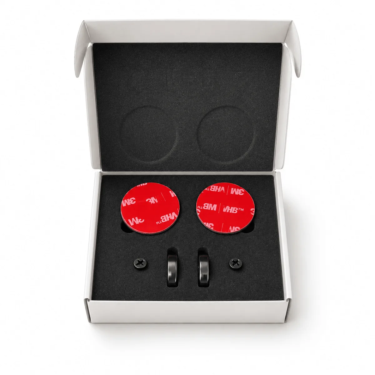 Magnetic number plate fixing kit