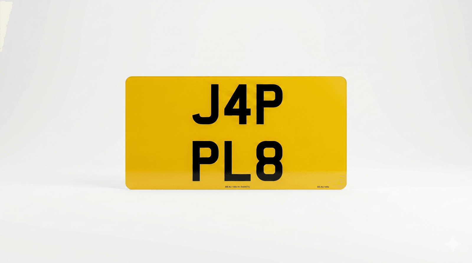Import number plates
